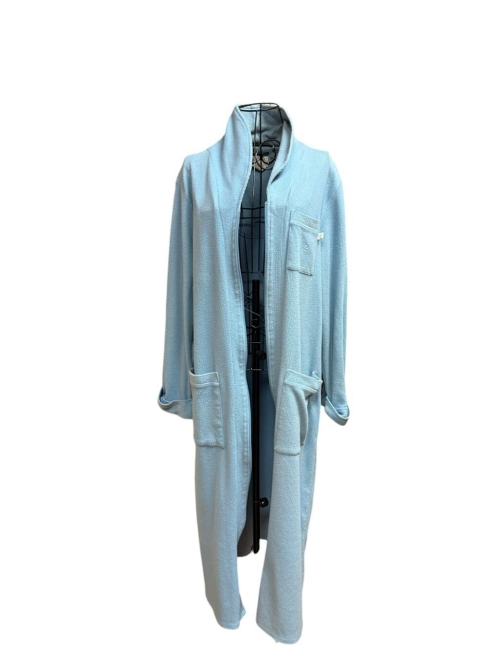 Karen Neuburger Light Blue Long Duster Lounger XL